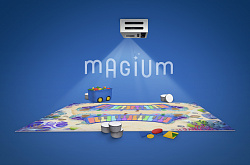 Интерактивный образовательный пол Magium (проектор и датчик движения в едином коробе)
