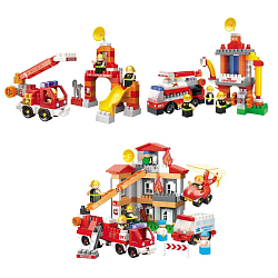 Конструктор с УМК. Конструктор "Пожарные". Креатив