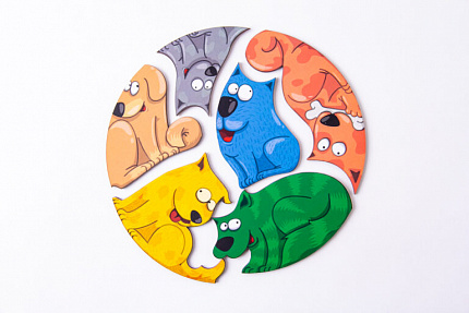 Пазл Собачки