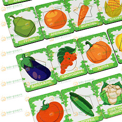 Игровой набор ФРУКТЫ ОВОЩИ (по методике Сегена)
