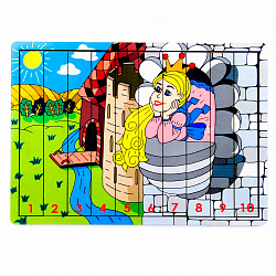 Логические палочки Принцесса в замке