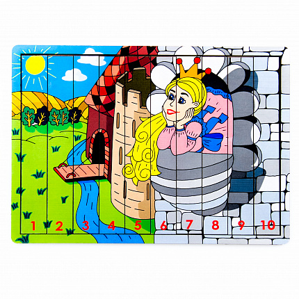 Логические палочки Принцесса в замке