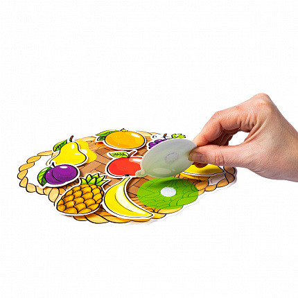 Пластик на липучках «Фрукты и овощи»