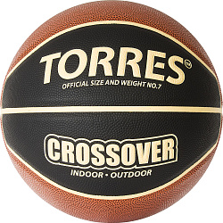 Мяч баскетбольный TORRES Crossover, матчевый, размер 7