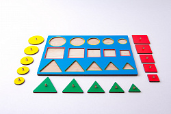 Монтессори фигуры Больше-меньше №2