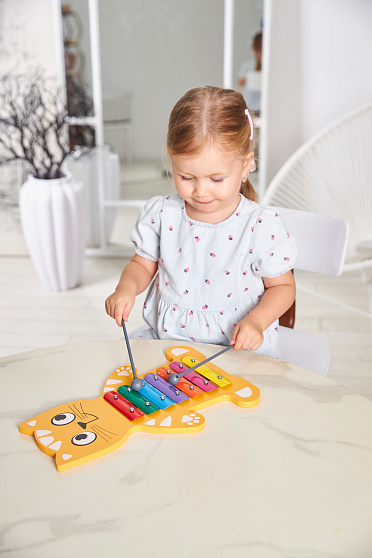 Металлофон детский "Котик" 7 нот