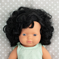 Кукла Девочка  Европейка 38 см ( вьющиеся  волосы)