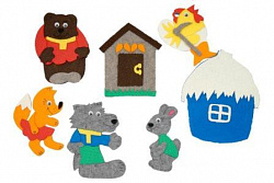 Заюшкина избушка с игровым полем (8дет)