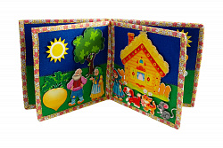 Развивающая книга "Репка+Курочка Ряба"