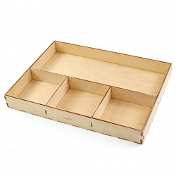 Поднос для сортеров 4 отдела