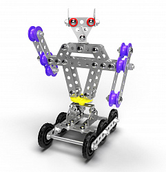 Конструктор металлический с подвижными деталями "Робот Р2"