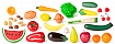 Игровой набор из Фруктов, овощей и сухофруктов (36 предметов)