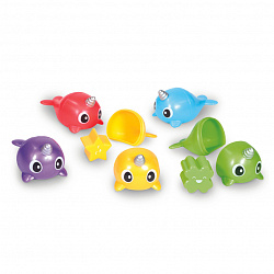 Развивающая игрушка "Нарвалы учат формы" (серия Snap-N-Learn, 15 элементов)