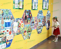 Комплект бизибордов и декоративных панелей для оформления стены