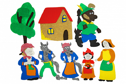 Красная шапочка с игровым полем (7дет)