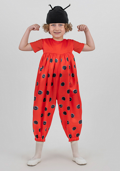 Божья коровка / Костюм малышковый с песочником