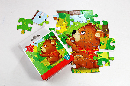 Пазл First Puzzle "Медвежонок" (25 эл) Baby Toys