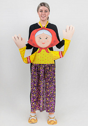 Бабка ростовая кукла из фетра для взрослого / 130 см.