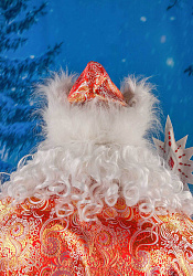 Дед Мороз Искристый красный