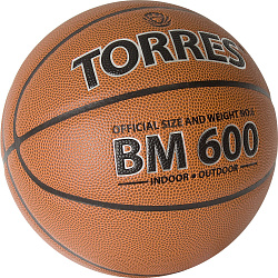 Мяч баскетбольный TORRES BM600 тренировочный, размер 6