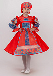 Русский народный костюм Кадриль расписная для девочки