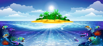 Баннер "Остров" 1,8*4м