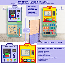 Сюжетно-ролевая ширма АЗС/СТО/АВТОМОЙКА