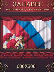Комплект фотоштор. День России