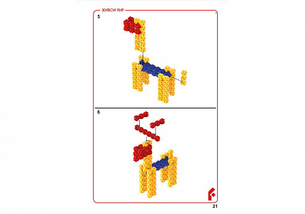 Набор для конструирования  "Живой мир: животные, птицы, насекомые и растения" (на 4 чел.) Фанкластик