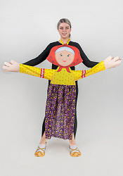 Бабка ростовая кукла из фетра для взрослого / 130 см.