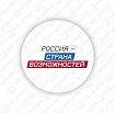 Стенд резной "Логотип "Россия - страна возможностей"