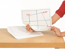 Маркерные  доски "Клетка" (30шт. А4)