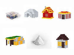 Учебно-методический комплект "Жилища народов России" (на 1 чел.) Фанкластик