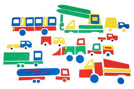 Транспорт конструктор с игровым полем (92дет)