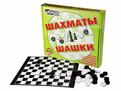 Игра настольная "Шашки, шахматы"