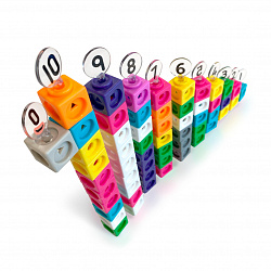 Соединяющиеся кубики. Математические связи .Numberblocks", с карточками (251 элементов)