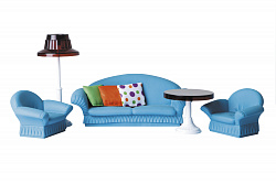 Гостиная "Конфетти" бирюзовая