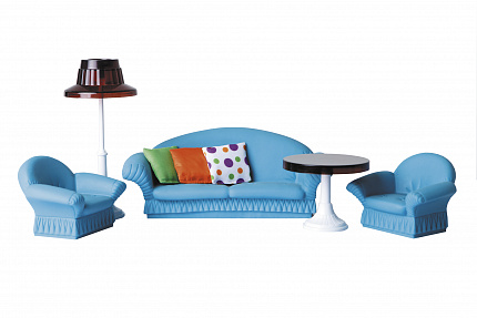 Гостиная "Конфетти" бирюзовая