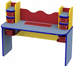 УГОЛОК ТВОРЧЕСТВА С КОРЗИНАМИ