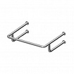Поручень для раковины настенный ПРН нерж. сталь d-38