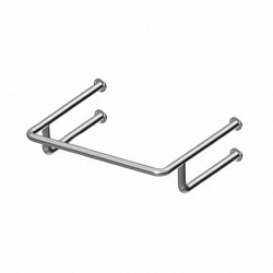 Поручень для раковины настенный ПРН нерж. сталь d-38