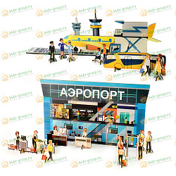 Конструктор АЭРОПОРТ (ХДФ УФ печать)