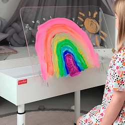 Прозрачная КРЫШКА/мольберт