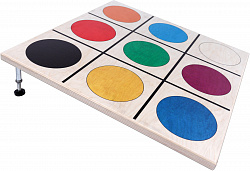 Мишень напольная цветная