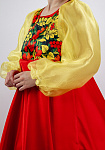 Русский народный костюм женский Хохлома расписная