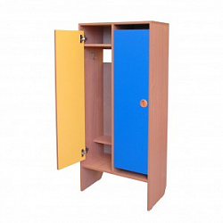 ШКАФ ДЛЯ ОДЕЖДЫ НА ПАНЕЛЯХ, 2 СЕКЦИИ