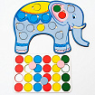 Дидактическая игра:
«Весёлые кружочки – Слон»
