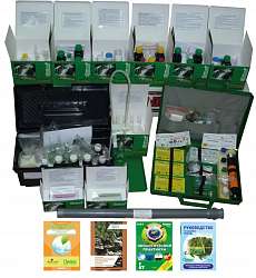 КПЭ, комплект-практикум экологический, 16 показателей воды, воздуха, почвы, с методическим обеспечением