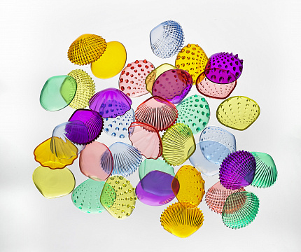 Ракушки морские прозрачные (тактильные) 108 шт.