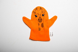 Кукла рукавичка "Жираф"